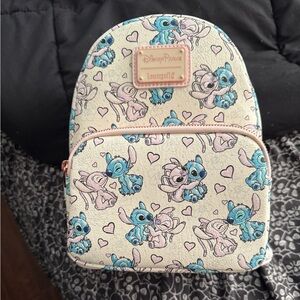 Disney Stitch and Angel Loungefly Backpack